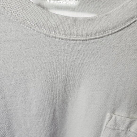 Carhartt Mens Loose Fit 2XL White Pocket T-Shirt Durable Cotton Comfort Workwear - Picture 2 of 5